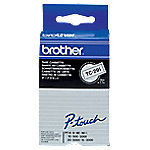 Brother TC-291 Authentic Schriftband Selbstklebend Schwarzer Druck auf Weiß 9 mm x 7.7m von Brother