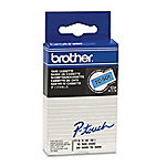 Brother TC Schriftband TC-501 Schwarz auf Blau 12 mm x 7,7 m von Brother