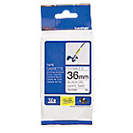 Brother TZe-FX261 Authentic Flexibles Schriftband Selbstklebend Schwarzer Druck auf Weiß 36 mm x 8m von Brother