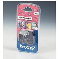 Brother - Schriftbandkassette P-touch M-K221 9 mm x 8 m (b x l) weiß schwarz von AeroCool