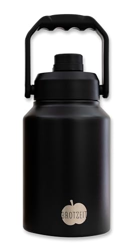 Brotzeit MAGNUM 1,9L THERMOSFLASCHE THERMOSBEHÄLTER AUS EDELSTAHL (schwarz) von Brotzeit
