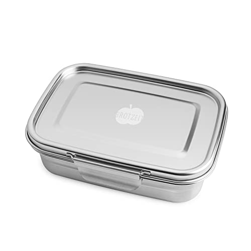 Dichte Lunchbox 'BUDDY' aus Edelstahl, 1.260ml - 100% BPA frei, fest verschliessbar von Brotzeit