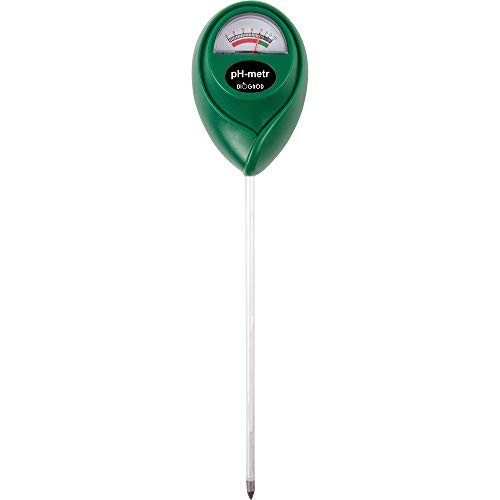 Browin 071000 pH Wert Messgerät Boden, Gerät zur Bodenanalyse, Keine Batterien erforderlich, Schnelle Messung, Universal, Säuremesser, Green, 4 x 6 x 26,5 cm von Browin