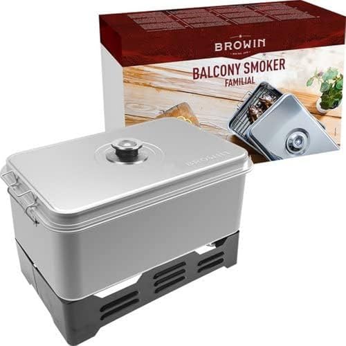 BROWIN® Edelstahl Tischräucher-Set mit Thermometer 330006 | rostfrei | Tischräucherofen | Fisch & mehr Grillen und Räuchern | Camping-Zubehör BROWIN® Edelstahl Tischräucher-Set mit Thermometer 330006 | rostfrei | Tischräucherofen | Fisch & mehr Grillen und Räuchern | Camping-Zubehör von Browin