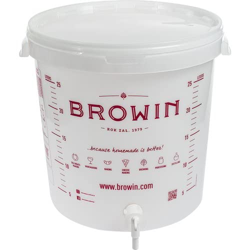 Browin 340444 Gärkübel, Kunststoff, Weiß von Browin