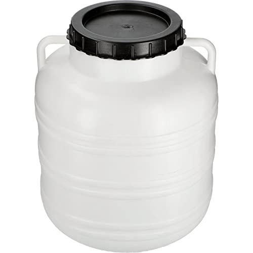 Browin® Fass 40 Liter 360140 | Kunststofffass, Lebensmittelfass, Tonne, Wasserfass, Futtertonne, Gepäcktonne, Camping (40 Liter) von Browin