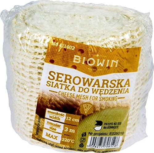 Browin Käse Netz Käse Machen räuchern 3 m Räuchernetz Schinken Schinkenhalter von Browin