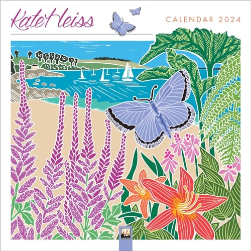 Kate Heiss Kunstkalender 2024: Original Flame Tree Publishing-Kalender [Kalender] (Wall-Kalender) von Brown Trout-Auslieferer Flechsig