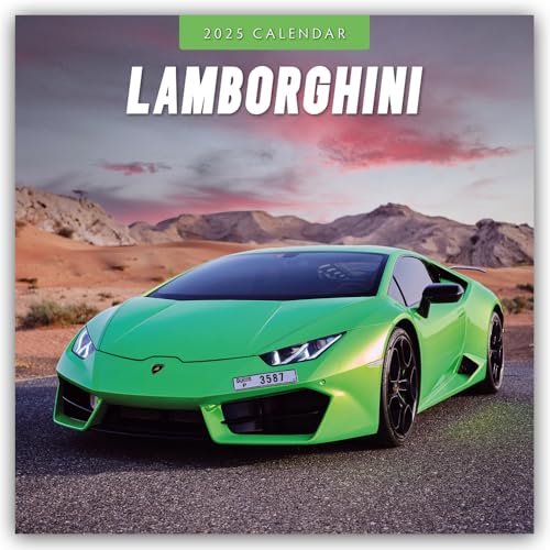 Lamborghini 2025 – 16-Monatskalender: Original Red Robin Publishing Ltd-Kalender [Mehrsprachig] [Kalender] (Wall-Kalender) von Brown Trout-Auslieferer Flechsig