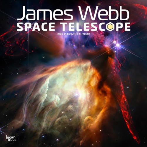 James Webb Space Telescope | 2025 12 x 24 Inch Monthly Square Wall Calendar | Plastic-Free | BrownTrout | Science Astronomy Technology von BrownTrout