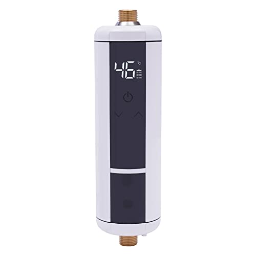 3500W Elektrischer Durchlauferhitzer 220V Tankless Instant Elektro Wassererhitzer, Mini Instant Warmwasserbereiter, Badezimmer, Küche, Waschen, mit LCD-Display von Brride