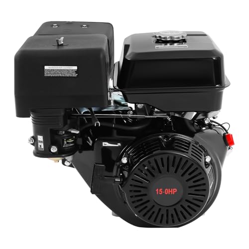 BRRIDE 15 PS 4-takt Benzinmotor, Go-Karts Motor Einzylinder Standmotor 3600U/Min 420CC Standmotor Kartmotor Industriemotor mit Forciertem Luftkühlsystem & Ölmangelschutzfunktion von Brride