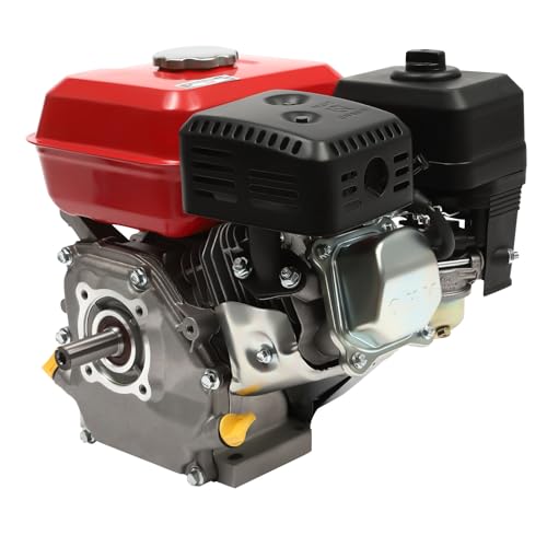 BRRIDE 7.5 PS 4000W 4-Takt-Benzinmotor GX200 Standmotor Antriebsmotor, luftgekühlt 3600rpm, 1 Zylinder Benzin Motor 208cc Hubraum Geringer Kraftstoffverbrauch Seilzugstart von Brride