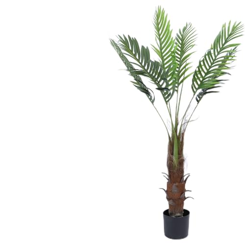 Brrnoo Künstliche Phoenix Palme mit Großen Kokosnüssen, Realistische Dekoration für Innen- und Außenbereich von Brrnoo