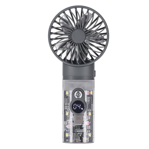 2 in 1 Jet Blower Lüfter, Handheld Schreibtisch Luftduster Elektrisch, Ruhiges Design mit Großer Batteriekapazität, Energieeffizient & Multi-Gang für Optimale Belüftung von Brrnoo