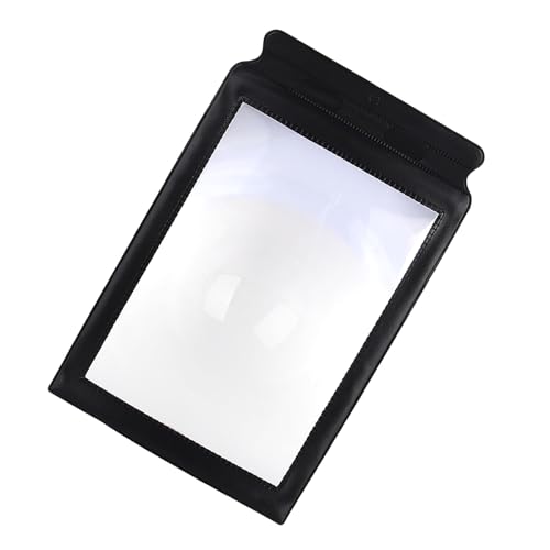 3-faches Vergrößerungsblatt A4, Ganzseitiges Fresnel-Lupe mit Schwarzer Vinyl-Rahmen, Ideal für Lesen & Scannen, Hochwertige Book Reader Lupe für Karten und Dokumente 3-faches Vergrößerungsblatt A4, Ganzseitiges Fresnel-Lupe mit Schwarzer Vinyl-Rahmen, Ideal für Lesen & Scannen, Hochwertige Book Reader Lupe für Karten und Dokumente von Brrnoo