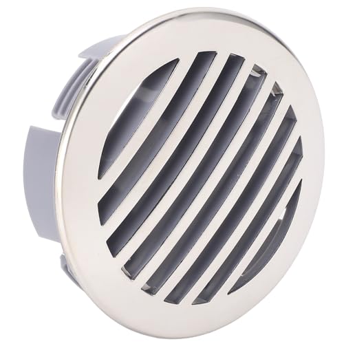 BRRNOO 4pcs Boote Luftstrom Entlüftungsabdeckung mit Regulierenden Ventil, Hochpolierter Kappe, Meeresteile, Geeignet für Yacht, Wohnmobil, Buseingang, Treppe, Lagerdach von Brrnoo