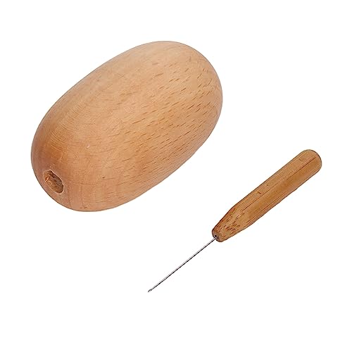 BRRNOO Darning Egg, Holz-Strüpp-Nähzeug in Eiform, Darning Kit Ei Geformtes Darning-Werkzeug Zum Selber Machen Häkeln-Handwerk-Werkzeug, für Socken Kleidung Darning Hand Stricken BRRNOO Darning Egg, Holz-Strüpp-Nähzeug in Eiform, Darning Kit Ei Geformtes Darning-Werkzeug Zum Selber Machen Häkeln-Handwerk-Werkzeug, für Socken Kleidung Darning Hand Stricken von Brrnoo