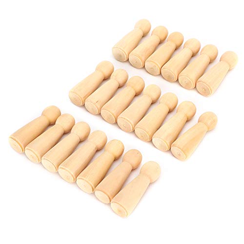 BRRNOO Hölzerne Peg -Puppen, Lustige DIY -Bastel -Set -Malereien Spielzeuggeschenk, für Wohnkultur und Kunst BRRNOO Hölzerne Peg -Puppen, Lustige DIY -Bastel -Set -Malereien Spielzeuggeschenk, für Wohnkultur und Kunst von Brrnoo