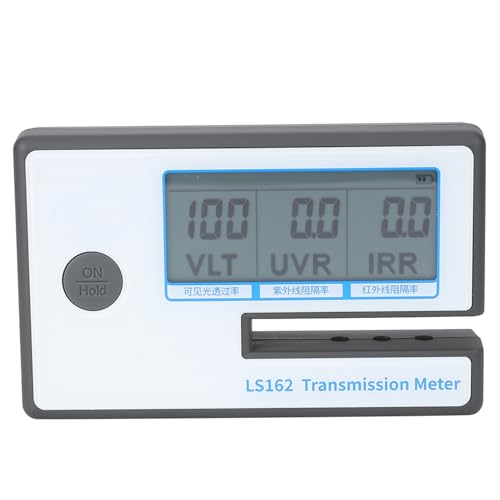 BRRNOO LS162 Digital Fenster -Tint -Messgerät, Tragbarer Solarfilmübertragungsmesser VLT UV IR -Abstoßungstester Zum Messen von Film, Fenstertönung, mit UV IR VL -Spitzenwellenlänge BRRNOO LS162 Digital Fenster -Tint -Messgerät, Tragbarer Solarfilmübertragungsmesser VLT UV IR -Abstoßungstester Zum Messen von Film, Fenstertönung, mit UV IR VL -Spitzenwellenlänge von Brrnoo