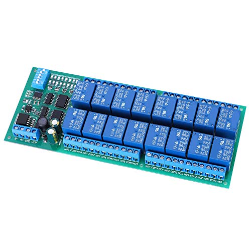 BRRNOO Relais-PLC-elektrisches Erweiterungs Modul, 12V, 6 Kanal, Industrielle Relais Platine mit Mehreren Steuerungs Modi für RTU-Protokoll, Fernsteuerung Automatisierung (R4D3B16) von Brrnoo