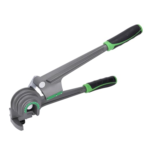 BRRNOO Rohrbieger, 3-in-1-Design, Großer Biegebereich, Aluminiumkonstruktion für 1/4-Zoll-, 3/8-Zoll- und 1/2-Zoll-Rohre mit Weichem Kupfer und Aluminium, Bequemer Griff für Präzise BRRNOO Rohrbieger, 3-in-1-Design, Großer Biegebereich, Aluminiumkonstruktion für 1/4-Zoll-, 3/8-Zoll- und 1/2-Zoll-Rohre mit Weichem Kupfer und Aluminium, Bequemer Griff für Präzise von Brrnoo