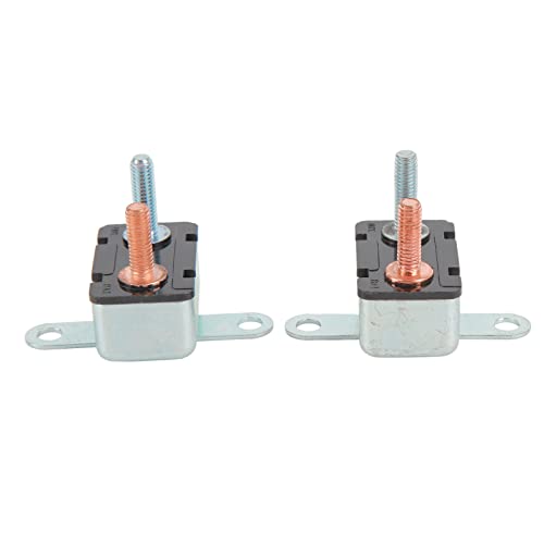BRRNOO Schiffskreisschalter, Automatischer Reset -Leistungsschalter, Überlastschutz von Aluminiumlegierung für CAR 12V 24 V mit 60er -Uhr -Neustart, Premium -Material (30A) von Brrnoo