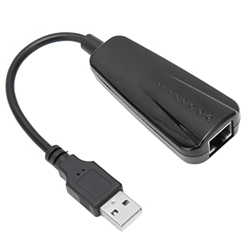 BRRNOO Wii Bis USB -Adapter, USB über Ethernet -Steckdose LAN Nettoadapterkompatiblen zu Ethernet Adapter 2,0 Bis 10/100 Mbit/s für Siege für OS X von Brrnoo