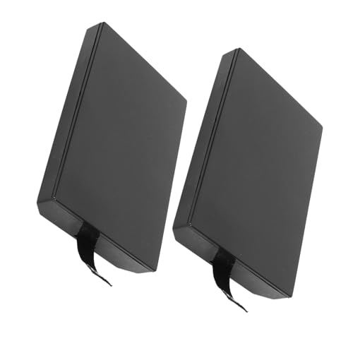 Brrnoo 360 Festplatte, mit Festplattenlaufwerk HDD -Hülle Shell Deckung 2PCS -Konsole Interne Festplattengehäuse Festplatte Hülle für 360 Slim Ersatz HDD -Hülle Shell von Brrnoo