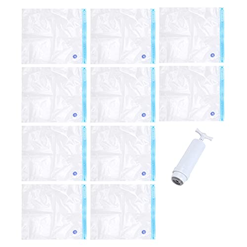 Brrnoo 3D -Drucker -Filamentspeicherung, Sicherung von Filamentbeuteln 10pcs Filament Trockner Vakuumdichtbeutel 3D Druckzubehör für PLA Druckerteile + 1pc Luftpumpe Extraktor von Brrnoo