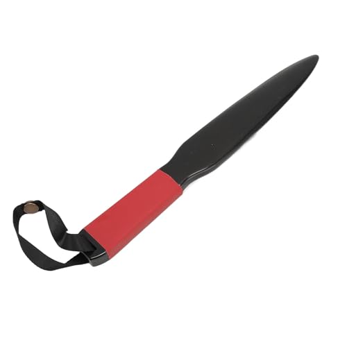 Brrnoo Bite Stick, Hundetraining Stick mit Schwarzem Lanyard Nylon Gummi -Hundestab Spielzeug Effektiv Offener Hunde Mund Trennen (roter Griff) von Brrnoo