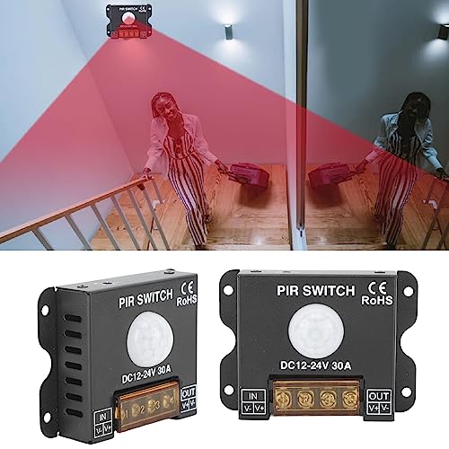 DC 12V 24V 30A PIR Sensor Schalter Panel Licht Menschlichen Körper Infrarot Bewegungssensor LED Streifen Dimmer DC 12V 24V 30A PIR Sensor Schalter Panel Licht Menschlichen Körper Infrarot Bewegungssensor LED Streifen Dimmer von Brrnoo