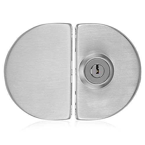 Brrnoo Doppelter Glastürschlossriegel aus Rostfreiem Eisen, Robust und Langlebig, 4 Arten von Schutz, Lange Lebensdauer, Doppelseitiges Schloss, Verdickter Türknopf, Einfache Brrnoo Doppelter Glastürschlossriegel aus Rostfreiem Eisen, Robust und Langlebig, 4 Arten von Schutz, Lange Lebensdauer, Doppelseitiges Schloss, Verdickter Türknopf, Einfache von Brrnoo