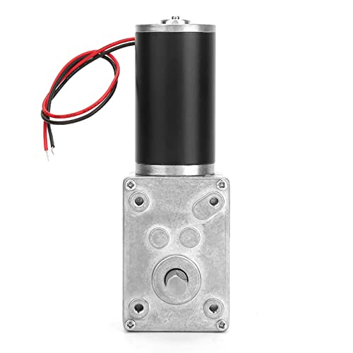 Brrnoo Drehmoment DC -Motor, Kleiner Elektromotor 24 V 8 Mm Wellenradmotor für -Roboter Drehungstür Schloss Vorhangmaschine (10RPM) von Brrnoo