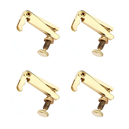 Brrnoo Geigentuner, Einstellergintertuner mit 1,1 -Zoll -Länge 4pcs Legierung Feintuner String Anmeldeanschlüsse Ersatzteile Geigenfeiner für 3/4 4/ Violine Brrnoo Geigentuner, Einstellergintertuner mit 1,1 -Zoll -Länge 4pcs Legierung Feintuner String Anmeldeanschlüsse Ersatzteile Geigenfeiner für 3/4 4/ Violine von Brrnoo