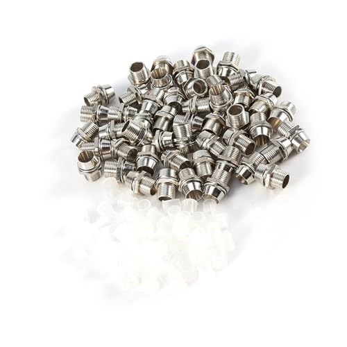 Brrnoo Glühbirnenhalter, Lampenhalter Leichtfädenmontagegröße 8mm LED Basis 50pcs 5mm Metall -LED von Brrnoo