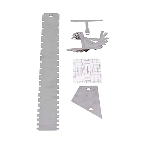 Brrnoo Guitar String Tool, Luthier -Tools Gitarrenkit Gitarrenakkord Lineal Gitarre Messwerkzeug Set Silver Neck ARC -Akkord Level Lineal Gauge Kit Gitarren Action Gauge für das Luthier Bass Setup Brrnoo Guitar String Tool, Luthier -Tools Gitarrenkit Gitarrenakkord Lineal Gitarre Messwerkzeug Set Silver Neck ARC -Akkord Level Lineal Gauge Kit Gitarren Action Gauge für das Luthier Bass Setup von Brrnoo