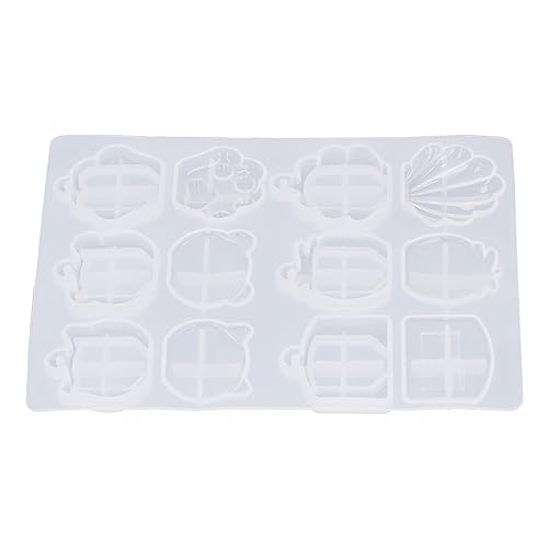 Brrnoo Harzschlüsselkettenformen, Silikonform Making Kit Durchweisende Wiederverwendbare 6 Form Brrnoo Harzschlüsselkettenformen, Silikonform Making Kit Durchweisende Wiederverwendbare 6 Form von Brrnoo