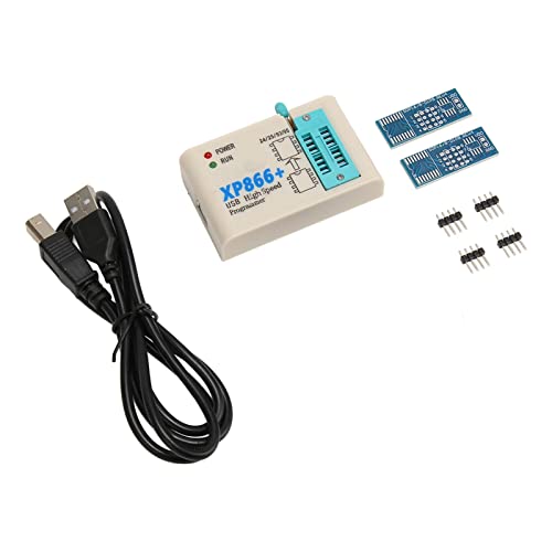 Brrnoo Hochgeschwindigkeits-Programmierer, SPI-Flash-Programmiermodul, BIOS-Chip, USB-Programmierkit für 24 25 93 EEPROM für die Reparatur von Haushaltsgeräten, Industrie, Pinsel, von Brrnoo