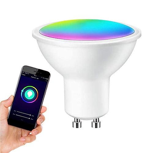 Brrnoo Intelligente GU10-Spotlight-Glühbirne, Intelligente Glühbirnen, WiFi-Glühbirnen, Ferngesteuerte APP-Steuerung, Dimmbar, Einstellbare Farbtemperatur, Funktioniert (Homekit+Cosylife 2000K-6500K) Brrnoo Intelligente GU10-Spotlight-Glühbirne, Intelligente Glühbirnen, WiFi-Glühbirnen, Ferngesteuerte APP-Steuerung, Dimmbar, Einstellbare Farbtemperatur, Funktioniert (Homekit+Cosylife 2000K-6500K) von Brrnoo