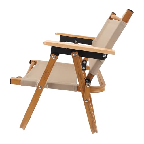 Brrnoo Kids Lawn Stuhl Aluminiumlegierung Holz Getreide Canvas Tragbarer Klappcampstuhl, 17,3 X 8,5 X 13,8 X 11 Zoll, Geeignet für Weniger Als 6 Jahre Alt, Robust und Stilvoll für von Brrnoo