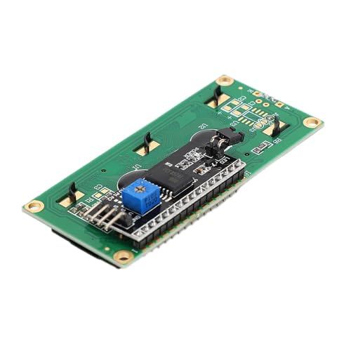 Brrnoo LCD-Anzeigemodul mit IIC/I2C Schnittstelle 1602 LCD Modul für DIY Maker-Projekte Adapterplatine inklusive von Brrnoo
