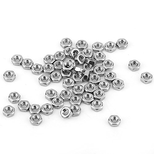 Brrnoo Metrikschrauben-Sortiment mit Sechskantmutter-Waschmaschinen-Sortiment M3-M8 Edelstahl SS304 Sechskantschrauben Sechskantdeckel Kopfschrauben Kopfschrauben (M3 300pcs) von Brrnoo