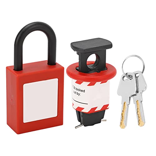 Brrnoo Miniatur Breaker Lock Vorhängeschloss, Leiterschalter -Lock -Stift aus der Standard -Energieisolation mit Vorhängeschloss für die Industrielle Elektrische Sicherheit Brrnoo Miniatur Breaker Lock Vorhängeschloss, Leiterschalter -Lock -Stift aus der Standard -Energieisolation mit Vorhängeschloss für die Industrielle Elektrische Sicherheit von Brrnoo