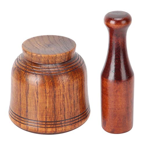 Brrnoo Mörser- und Stößel -Set, Kleiner Mörtel und Stößel Set Holzschleifschale Handbuch Anarbeiter Ginger Gewürze Mühle Mörtel Mühle für Haushalt Küche Brrnoo Mörser- und Stößel -Set, Kleiner Mörtel und Stößel Set Holzschleifschale Handbuch Anarbeiter Ginger Gewürze Mühle Mörtel Mühle für Haushalt Küche von Brrnoo