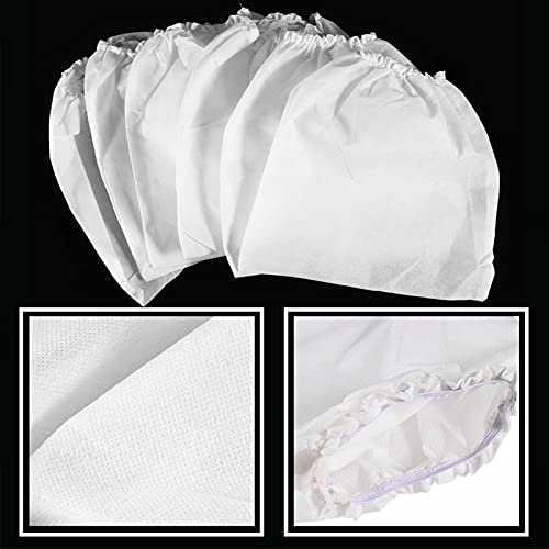 Brrnoo Nagelstaubkollektorblätter, Staubsammler Nagel Tech Dust Collector 10pcs Nagel Nicht Gewebter Staubsauger Ersatzbeutel Nagelbeutel für Nagelkunst Staubsammlung Salon Werkzeuge von Brrnoo