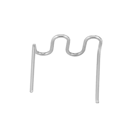 Brrnoo Plastikschweißer Grundnahrungsmittel, Kunststoffschweißkit mit Kasten 100pcs 0,8 Mm Auto Stoßstange Reparatur Vor Geschnittener Schweißhüftel Reparaturwerkzeugkit Schweiß Heiße Hefter für von Brrnoo