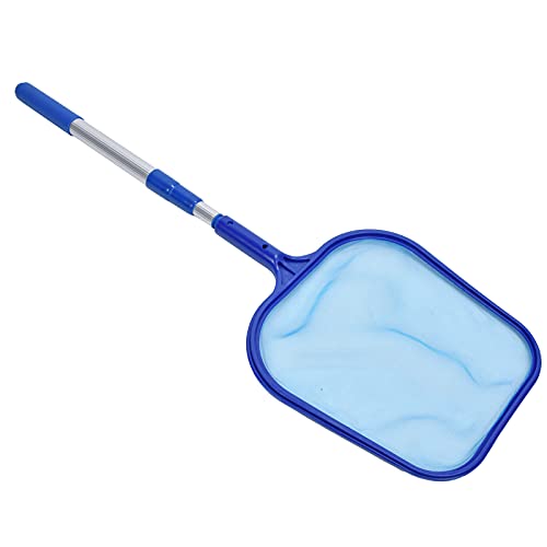 Brrnoo Pool -Netz mit Stange, Skimmernetz mit 3 Abschnitt Verstellbares Teleskoppol Fine Mesh Pool Skimmer NET TUB NET Skimmer für Schwimmbäder, Spas, Whirlpools von Brrnoo