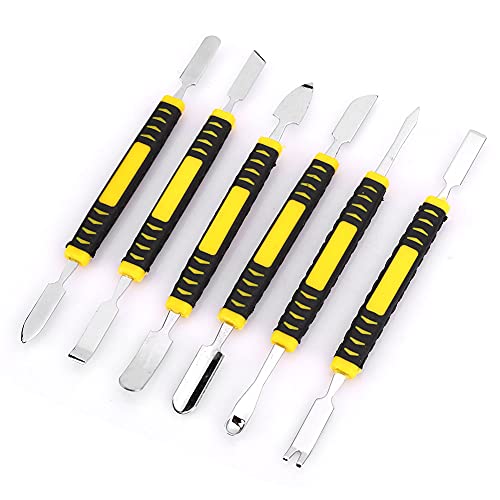 Brrnoo Pry Bar Set, Pry Bar Härte Flache Enden 6 -in 1 Spudger -Tool für die Reparatur von Mobiltelefonen von Brrnoo
