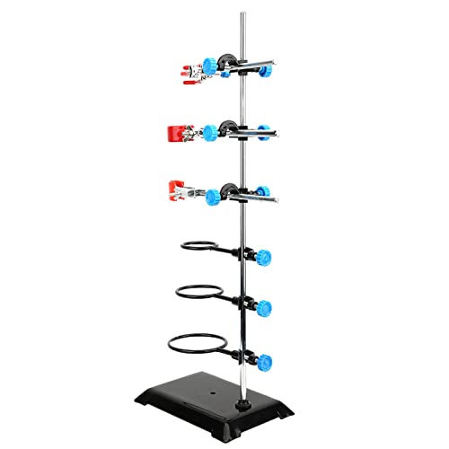 Brrnoo Stand, Laborstand mit Chemieflächenklemme Laborunterstützung Stand Bracket Trichter für Labor Experiment Instrumente School Supply von Brrnoo